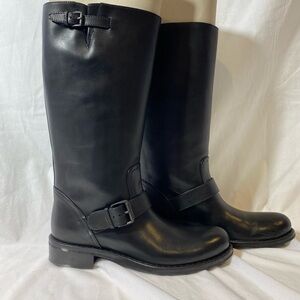Bottega Veneta Black Leather Women's Boots